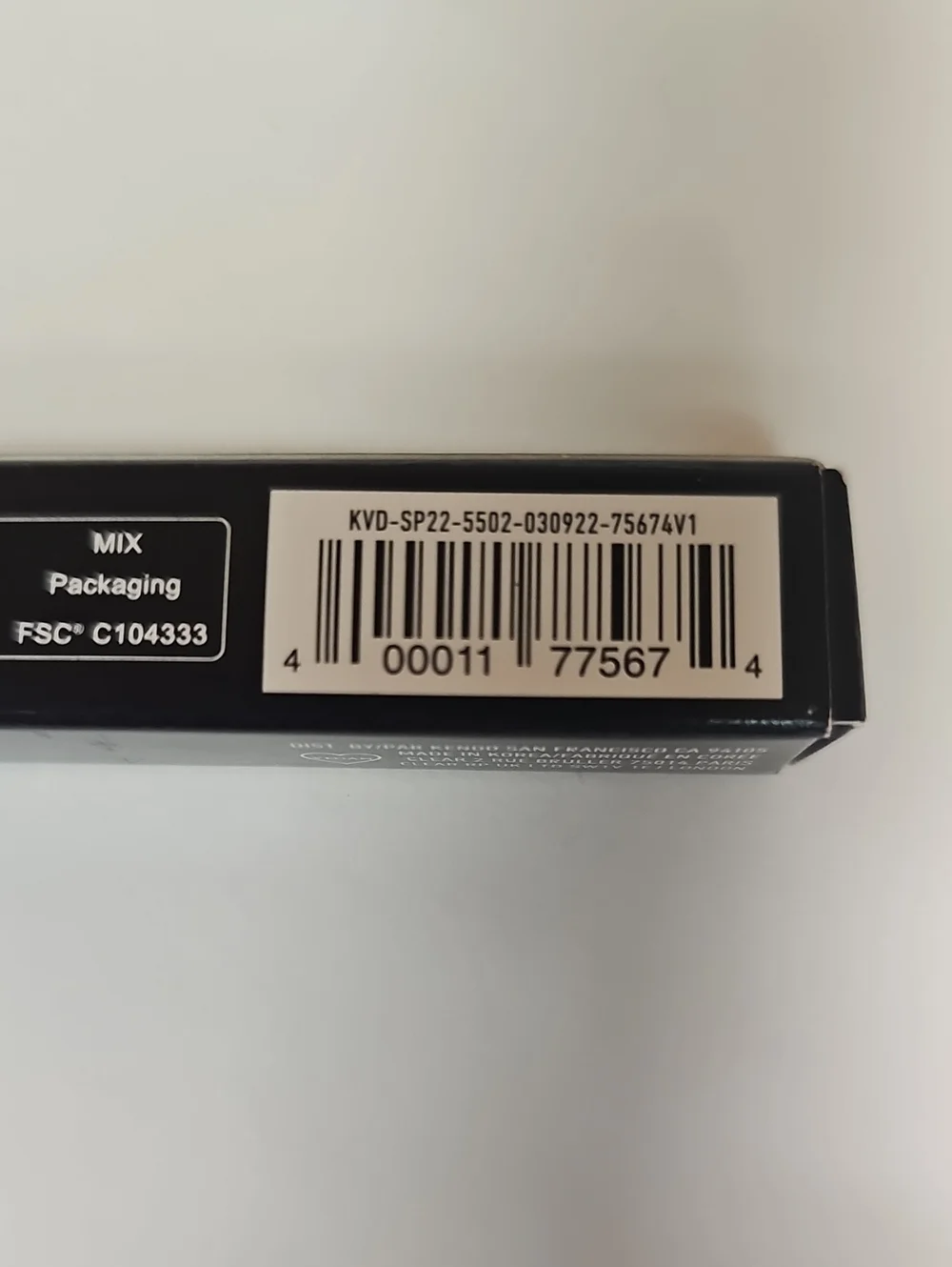 KVD Beauty Tattoo Liner Waterproof Liquid Eyeliner Trooper Black New in Box